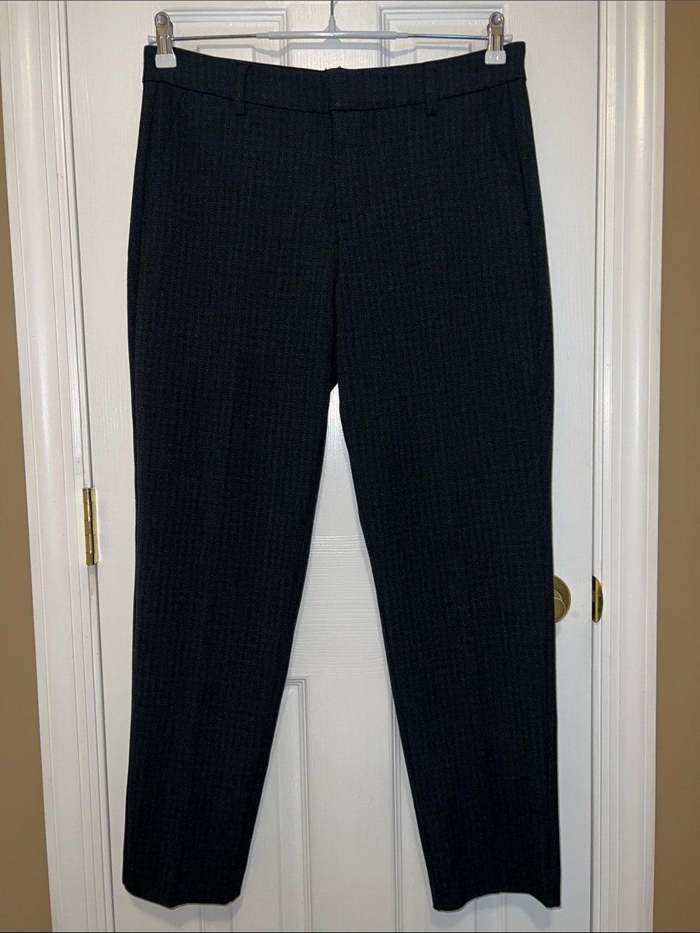Liverpool Los Angeles Kelsey Ponte Trouser Pants - Navy & Black Check Size 8/29